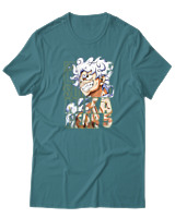 T-Shirt  Γυναικείο - Gear 5 Madness - Color Thumbnail Μπλέ Πράσινο