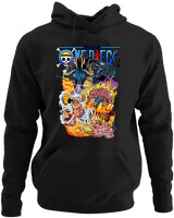 Φούτερ με κουκούλα - Gear Vs Kaido - Color Thumbnail Μαύρο
