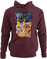 Φούτερ με κουκούλα - Gear Vs Kaido - Color Thumbnail Marron
