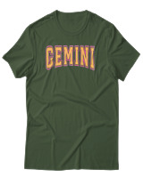 T-Shirt Αντρικό - Gemini College Letters - Color Thumbnail Κυπαρισσί
