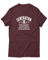 T-Shirt Αντρικό - Generation X - Color Thumbnail Μπορντό