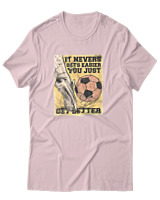 T-Shirt Αντρικό - Get Better - Color Thumbnail Απαλό Ροζ