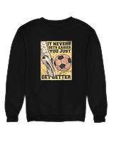 Φούτερ χωρίς κουκούλα Γυναικείο - Get Better - Color Thumbnail Μαύρο