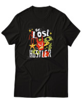 T-Shirt Αντρικό - Get Lost Hustler - Color Thumbnail Μαύρο