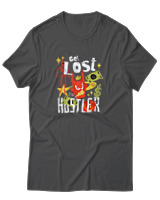 T-Shirt Αντρικό - Get Lost Hustler - Color Thumbnail Ανθρακί