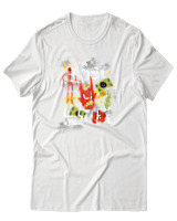 T-Shirt Αντρικό - Get Lost Hustler - Color Thumbnail Άσπρο