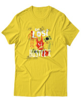 T-Shirt Αντρικό - Get Lost Hustler - Color Thumbnail Χρυσό Κίτρινο