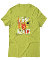 T-Shirt Αντρικό - Get Lost Hustler - Color Thumbnail Λαχανί