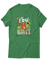 T-Shirt Αντρικό - Get Lost Hustler - Color Thumbnail Πράσινο