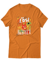 T-Shirt Αντρικό - Get Lost Hustler - Color Thumbnail Πορτοκαλί