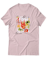 T-Shirt Αντρικό - Get Lost Hustler - Color Thumbnail Απαλό Ροζ