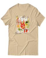 T-Shirt Αντρικό - Get Lost Hustler - Color Thumbnail Μπεζ
