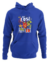 Φούτερ με κουκούλα Γυναικείο - Get Lost Hustler - Color Thumbnail Μπλε Ρουά