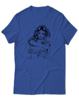 T-Shirt Αντρικό - Get Naked - Color Thumbnail Μπλε Ρουά