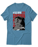 T-Shirt Αντρικό - Geto Suguru - Color Thumbnail Τιρκουάζ