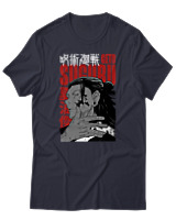 T-Shirt Αντρικό - Geto Suguru - Color Thumbnail Σκούρο Μπλε