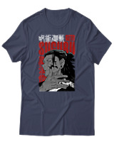 T-Shirt Αντρικό - Geto Suguru - Color Thumbnail Μπλε Γκρι