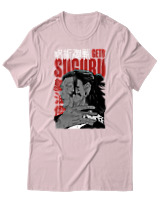 T-Shirt Αντρικό - Geto Suguru - Color Thumbnail Απαλό Ροζ
