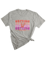 T-Shirt Woman Fashion Γυναικείο - Getting Drink - Color Thumbnail GREY MELANZE