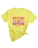 T-Shirt Woman Fashion Γυναικείο - Getting Drink - Color Thumbnail LIGHT YELLOW