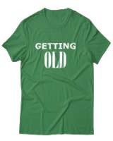 T-Shirt Αντρικό - Getting Old - Color Thumbnail Πράσινο