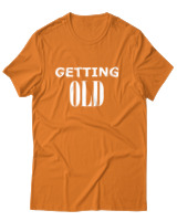 T-Shirt Αντρικό - Getting Old - Color Thumbnail Πορτοκαλί