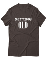 T-Shirt Αντρικό - Getting Old - Color Thumbnail Καφέ