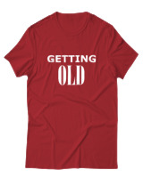 T-Shirt  Γυναικείο - Getting Old - Color Thumbnail Κόκκινο