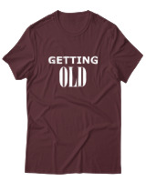T-Shirt  Γυναικείο - Getting Old - Color Thumbnail Μπορντό