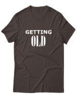 T-Shirt  Γυναικείο - Getting Old - Color Thumbnail Καφέ