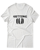 T-Shirt  Γυναικείο - Getting Old - Color Thumbnail Άσπρο