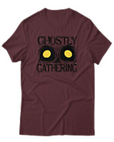 T-Shirt Αντρικό - Ghostly Gathering - Color Thumbnail Μπορντό