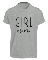 T-Shirt Fit - Girl Mama - Color Thumbnail Γκρι Μελανζέ