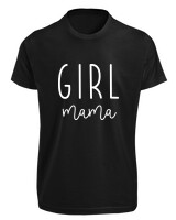 T-Shirt Fit - Girl Mama - Color Thumbnail Μαύρο