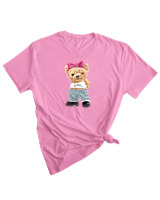 T-Shirt Woman Fashion Γυναικείο - Girl Power Mode - Color Thumbnail PINK