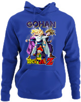 Φούτερ με κουκούλα - Gohan - Color Thumbnail Μπλε Ρουά