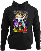 Φούτερ με κουκούλα - Gohan - Color Thumbnail Μαύρο