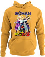 Φούτερ με κουκούλα - Gohan - Color Thumbnail Κίτρινο Χρυσό
