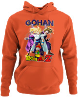 Φούτερ με κουκούλα - Gohan - Color Thumbnail Orange