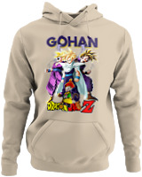 Φούτερ με κουκούλα - Gohan - Color Thumbnail Μπέζ