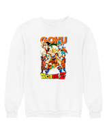 Φούτερ χωρίς κουκούλα Γυναικείο - Goku - Color Thumbnail 'Ασπρο