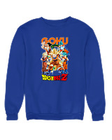 Φούτερ χωρίς κουκούλα Γυναικείο - Goku - Color Thumbnail Μπλε Ρουά