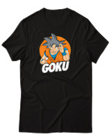 T-Shirt Αντρικό - Goku - Color Thumbnail Μαύρο