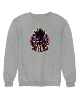 Φούτερ χωρίς κουκούλα Γυναικείο - Goku - Color Thumbnail Γκρι Μελανζέ