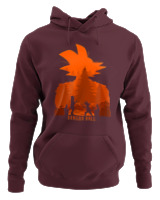 Φούτερ με κουκούλα - Goku Figure - Color Thumbnail Marron