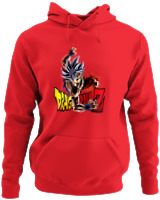 Φούτερ με κουκούλα - Goku Z - Color Thumbnail Κόκκινο