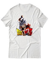 T-Shirt Unisex - Goku Z - Color Thumbnail Άσπρο