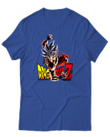 T-Shirt Unisex - Goku Z - Color Thumbnail Μπλε Ρουά
