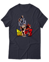 T-Shirt Unisex - Goku Z - Color Thumbnail Σκούρο Μπλε
