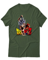 T-Shirt Unisex - Goku Z - Color Thumbnail Κυπαρισσί